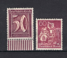 DEUTSCHES REICH Yt. 166/167 MH  - Unused Stamps