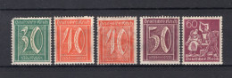 DEUTSCHES REICH Yt. 142/145 MH  - Unused Stamps
