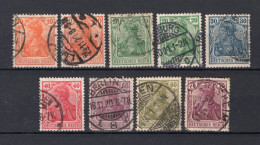 DEUTSCHES REICH Yt. 120/126° Gestempeld  - Used Stamps