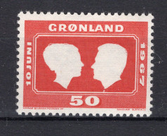 DENEMARKEN-GROENLAND 59 MNH 1967 -4 - Unused Stamps