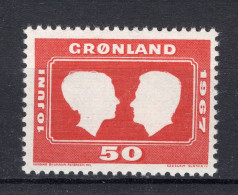 DENEMARKEN-GROENLAND 59 MNH 1967 -6 - Neufs