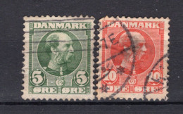 DENEMARKEN Yt. 53/54° Gestempeld 1905-1906 - Oblitérés