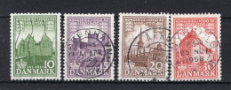 DENEMARKEN Yt. 353/356° Gestempeld 1954-1955 - Usati