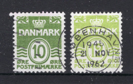DENEMARKEN Yt. 336A/336B° Gestempeld 1950-1952 - Oblitérés