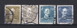 DENEMARKEN Yt. 288A/290A° Gestempeld 1943-1946 - Oblitérés