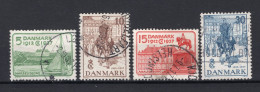 DENEMARKEN Yt. 249/252° Gestempeld 1937 - Oblitérés
