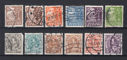 DENEMARKEN Yt. 217/226° Gestempeld 1933-1940 - Used Stamps