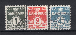 DENEMARKEN Yt. 207/209° Gestempeld 1933-1940 - Usado