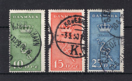 DENEMARKEN Yt. 190/192° Gestempeld 1929 - Used Stamps