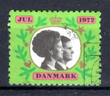 DENEMARKEN  Christmas Stamp 1972 - Gebraucht