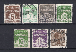 DENEMARKEN Yt. 132/137° Gestempeld 1921-1930 - Oblitérés
