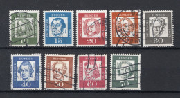 DUITSLAND Yt. 223/231° Gestempeld 1961 - Used Stamps