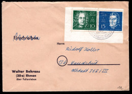 DUITSLAND Yt. 188/189 Brief 1959 - Briefe U. Dokumente