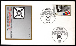 DUITSLAND Yt. 1311 FDC 11-10-1990 - 150 Jahre Briefmarken - 1981-1990