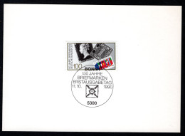 DUITSLAND Yt. 1311 FDC 11-10-1990 - 150 Jahre Briefmarken - 1 - 1981-1990