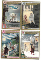 S 549, Liebig 6 Cards, Sérénades De Carnaval (small Stickers On The Backsides) (ref B11) - Liebig