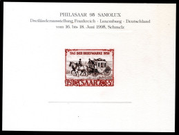 DUITSLAND Philosaar 95 Samolux - Frankreich Luxemburg Deutschland 06-1995 - Cartas & Documentos