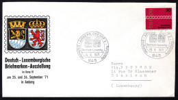 DUITSLAND Deutch - Luxemburgische Ausstellung 26-9-1971 - Cartas & Documentos