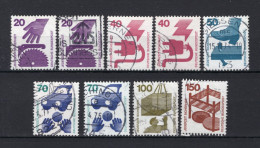 DUITSLAND Yt. 574/578° Gestempeld 1972-1973 - Used Stamps