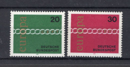 DUITSLAND Yt. 538/539 (*) Zonder Gom 1971 - Ongebruikt