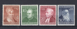 DUITSLAND Yt. 42/45 MH 1952 - Unused Stamps