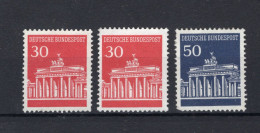 DUITSLAND Yt. 370/371 (*) Zonder Gom 1966-1967 - Unused Stamps