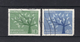 DUITSLAND Yt. 255/256° Gestempeld 1962 -1 - Used Stamps