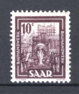 SAAR Yt. 255 MH 1949-1950 - Ungebraucht