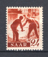 SAAR Yt. 205 MH 1947 - Unused Stamps