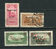 ALAOUITES - VUE - N°Yt 26+31+42+43 Obli. - Used Stamps