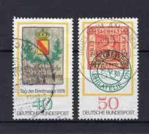 DUITSLAND Yt. 827/828° Gestempeld 1978 - Used Stamps