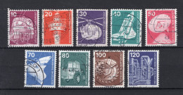 DUITSLAND Yt. 696/704° Gestempeld 1975-1976 -1 - Used Stamps