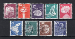 DUITSLAND Yt. 696/704° Gestempeld 1975-1976 - Used Stamps