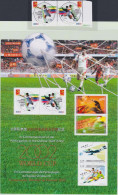 CHINA 2002-11, "FOOTBALL World Championship", M/s CN/HK/MA + Series UM - Hojas Bloque