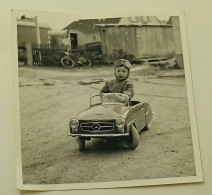 A Boy In  Ferbedo Pedal Car-photo Langl,Senden,Germany - Automobiles
