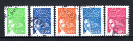 FRANKRIJK Yt. 3450/3454° Gestempeld 2002 - Used Stamps