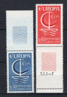 FRANKRIJK Yt. 1490/1491 MNH 1966 - Unused Stamps