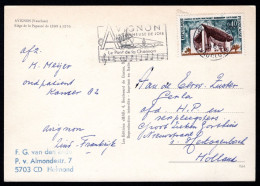 FRANKRIJK Yt. 1435 Postkaart 1965 - Cartas & Documentos