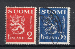 FINLAND Yt. 192/193° Gestempeld 1937 -1 - Usati