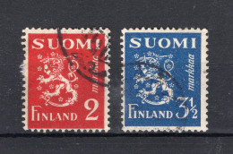 FINLAND Yt. 192/193° Gestempeld 1937 - Usati