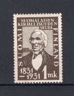 FINLAND Yt. 159 MH 1931 - Neufs