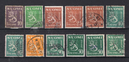 FINLAND Yt. 142/146A° Gestempeld 1930-1932 - Used Stamps