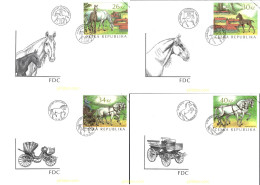 708080 MNH CHEQUIA 2022 CABALLOS Y CARRUAJES DEL PERIODO DE RODOLFO II - Unused Stamps