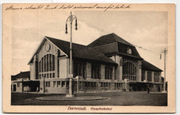 AK Darmstadt Hauptbahnhof 1916 Gebraucht #PM232 - Other & Unclassified