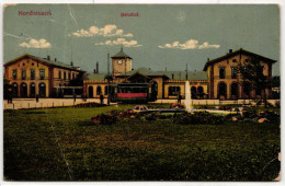 AK Nordhausen Bahnhof 1925 Gebraucht #PM168 - Other & Unclassified