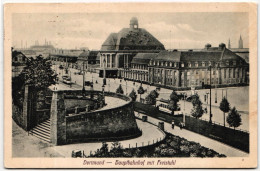 AK Dortmund Hauptbahnhof Mit Freistuhl Feldpost 1918 Gebraucht #PM237 - Other & Unclassified