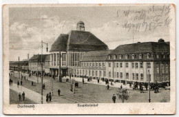 AK Dortmund Hauptbahnhof 1922 Gebraucht #PM234 - Other & Unclassified