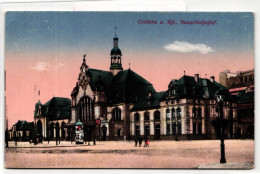 AK Koblenz A. Rhein Hauptbahnhof 1919 Gebraucht #PM266 - Sonstige & Ohne Zuordnung