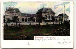 AK Düsseldorf Zentralbahnhof 1908 Gebraucht #PM259 - Sonstige & Ohne Zuordnung