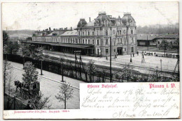 AK Plauen I. Vogtl. Oberer Bahnhof 1903 Gebraucht #PM162 - Other & Unclassified